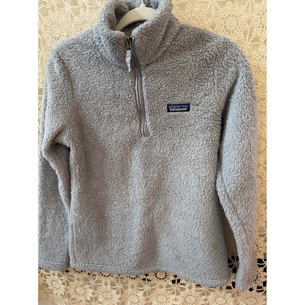 Patagonia Fleece Pullover Gray Quarter‎ Zip Women's XS